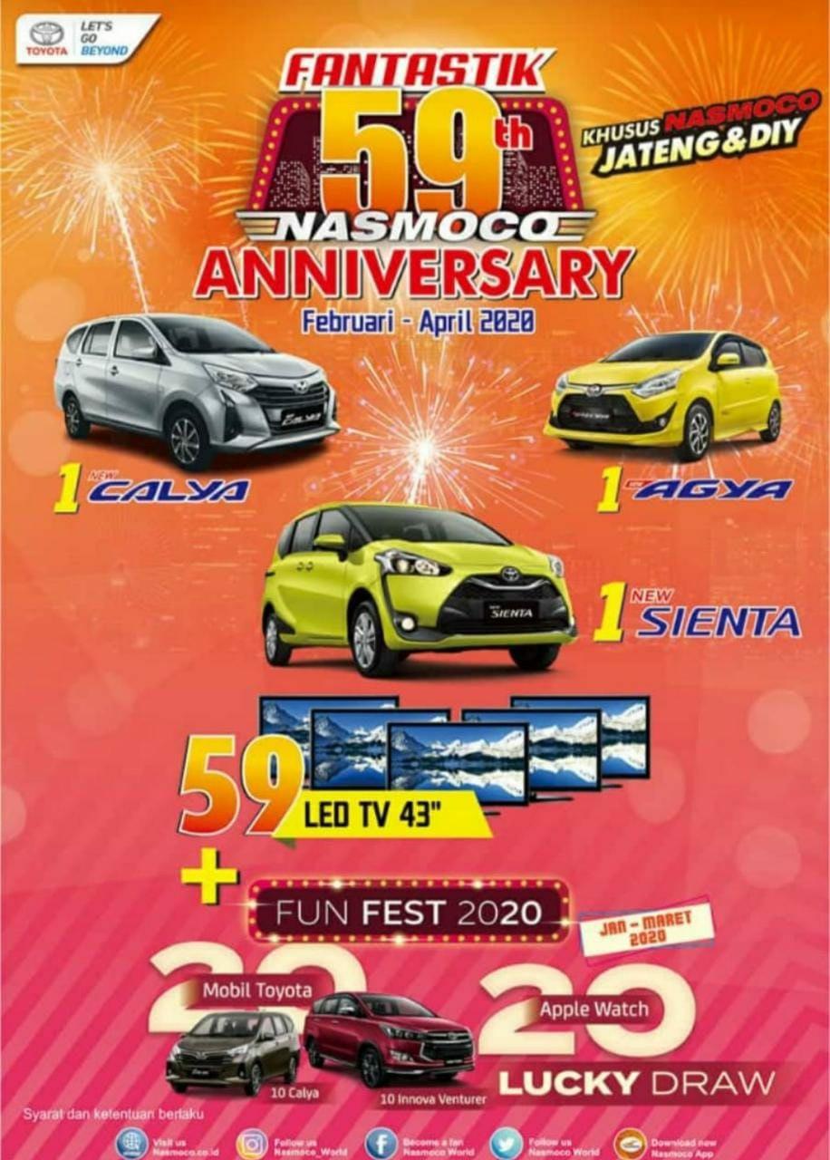 Spesial Promo 59 Tahun Anniversary Dealer Toyota Solo
